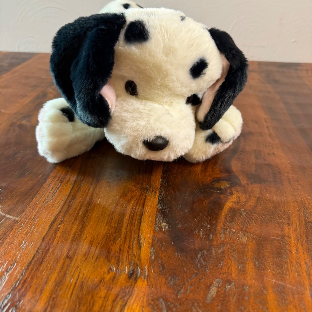 Gund Checkers Dalmatian Dog Plush Black White Spotted Floppy Puppy 6069074 14in